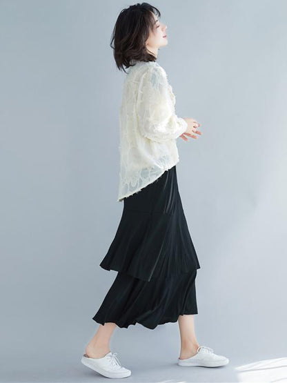 New Loose Falbala  Skirt