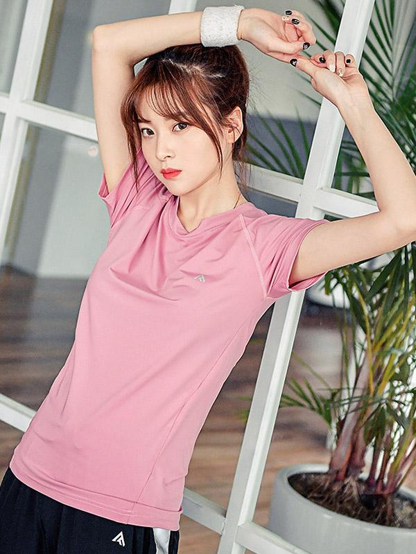 Solid Quick Dry Breathable Sports Tees