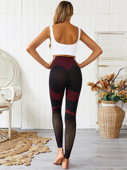 Sports Seamless-knitting Heart Yoga Leggings