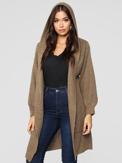 Long Sleeves 3 Colors Knitting Cardigan Tops