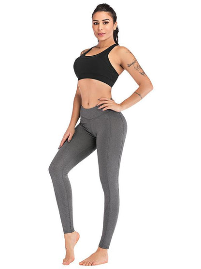 Pocket Solid Yoga Leggings