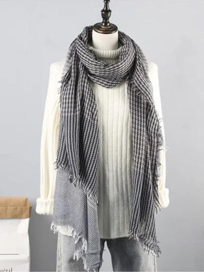 5 Colors Fashion Tasseled Scarf