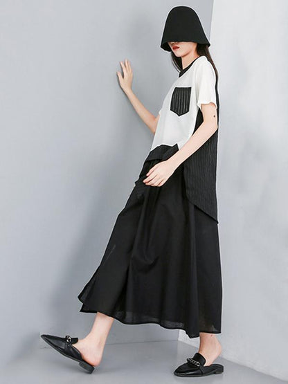 Beaded Split-side Skirt