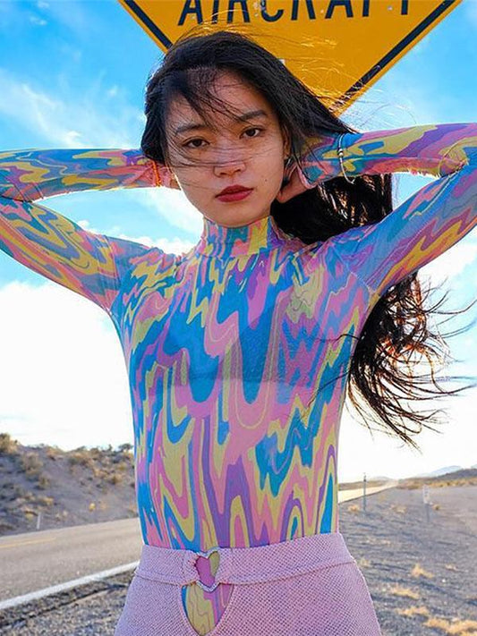 Long Sleeve Skinny Bodysuits