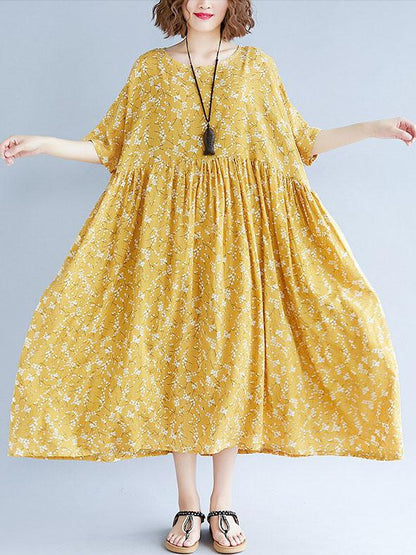 2019 Summer New Loose Printed Dress