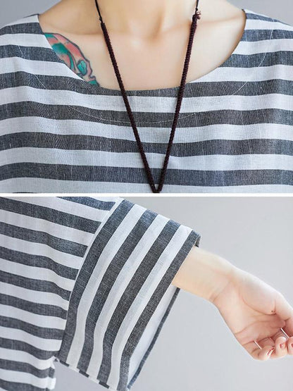 Original Oversize Striped Dress