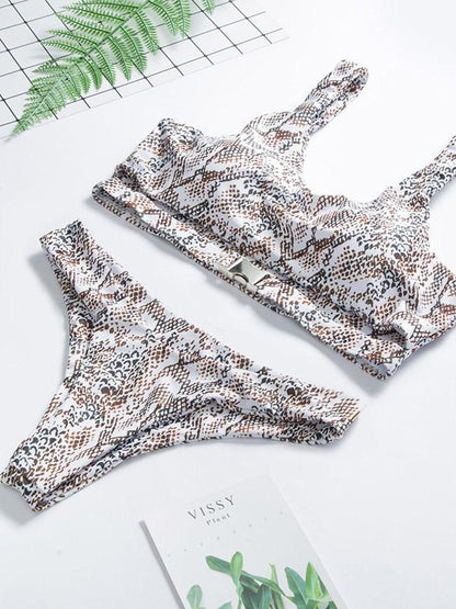 Snakeskin Sexy Bikinis Swimwear