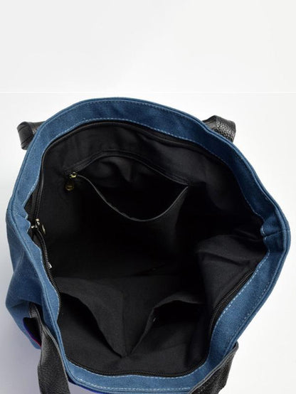 Canvas Embroiered Vintage Tote Bag