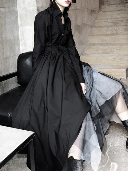 Gradient Asymmetric Mesh Bubble Skirt