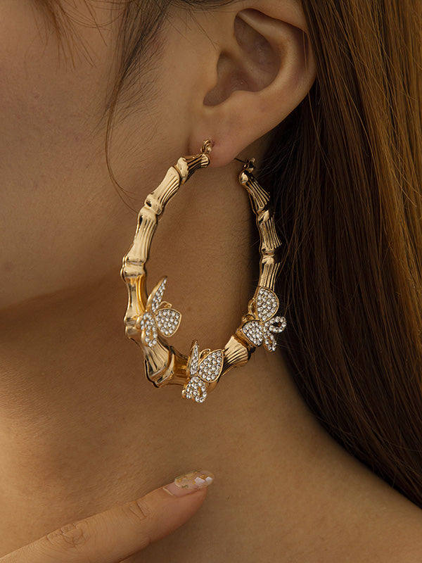 Vintage Butterfly Earrings Accessories