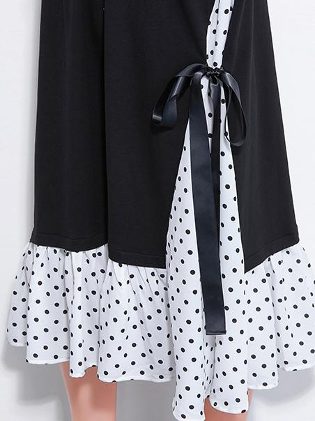 False-two Plus Size Loose Sweet Midi Dresses