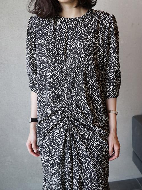 Cropped Floral Loose Plus Size Midi Dresses