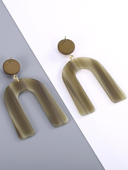 U pattern Earrings