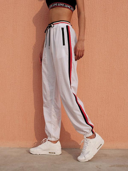 Stripes Strap Fashion Sports Pants