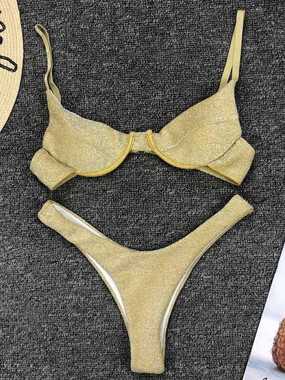 Sexy Flashy Fabrics Bikini