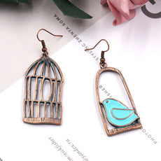 Vintage Drop-shaped Long Oil Dropping Earrings