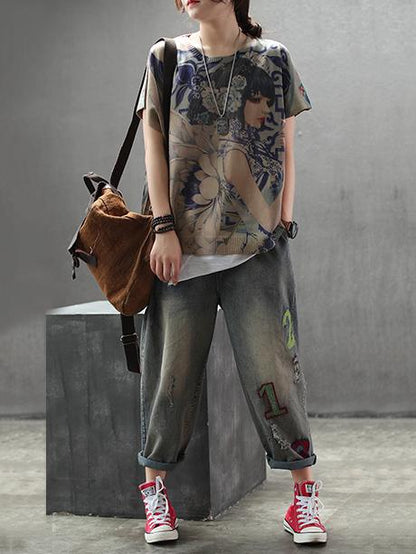 National Printed Comfortable T-shirt