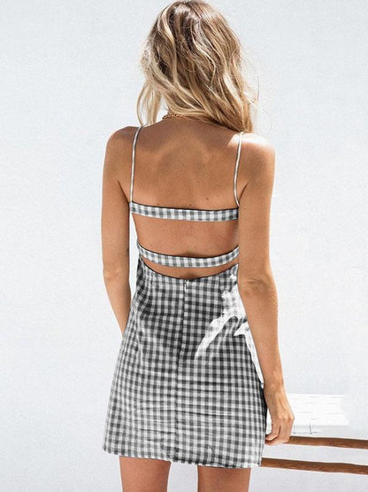 Bow-embellished Condole Belt Mini Dress