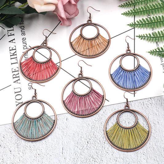 Bohemian hollow earrings