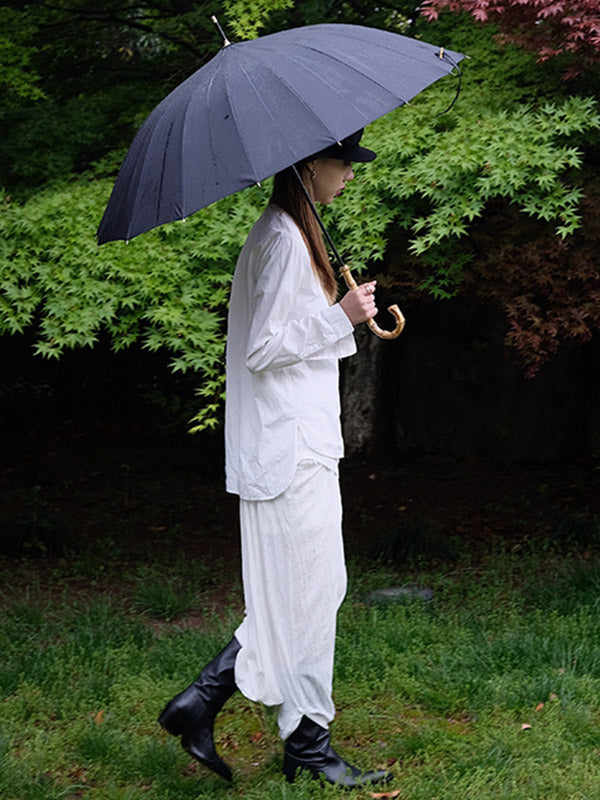 Casual Solid Color Asymmetric Empire Harem Capri-Pants