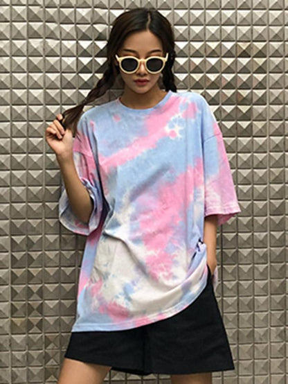 Casual Fashion Tie-Dye T-shirt