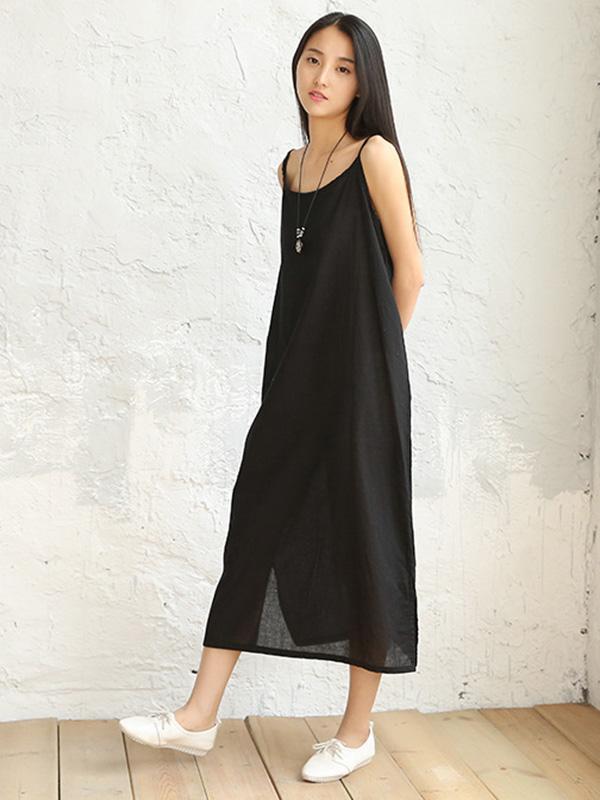 Casual Cotton Slip Dress