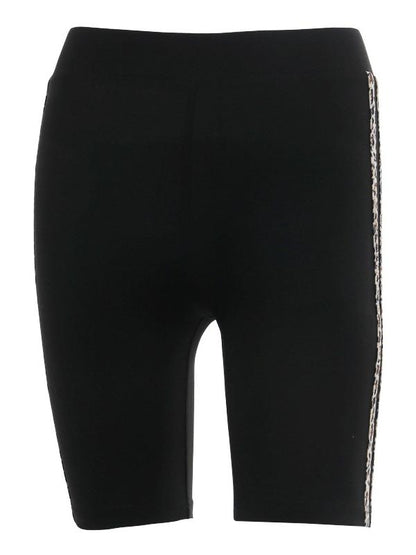 Leopard Split-joint Skinny Leg Yoga Bottoms