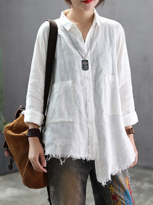 National Linen Rough Selvedge Shirt