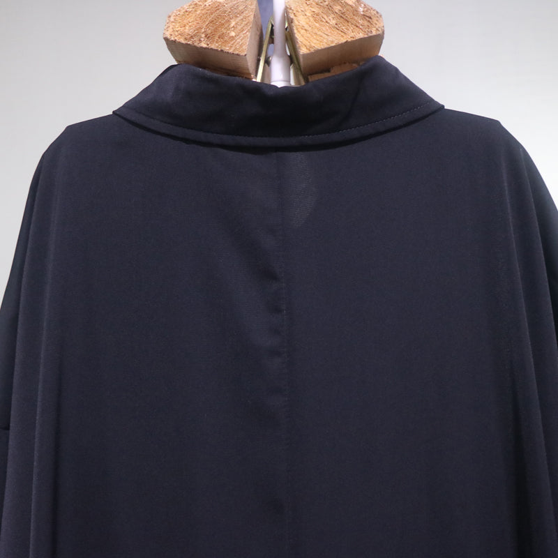 Casual Solid Color Buttoned Lapel Collar Half Sleeves Wide Leg Jumpsuits