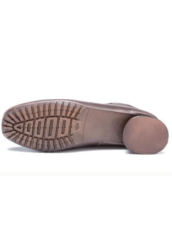 Ancient Lace-up Genuine leather Shoes