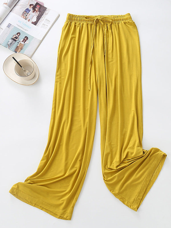 Comfortable Solid Color Modal Pajama Pants
