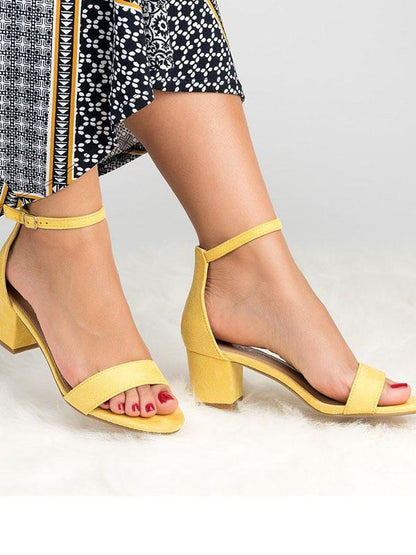 Pretty Chunky Mid-heels Shoes