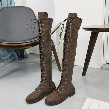 Low heel Over the knee Boots