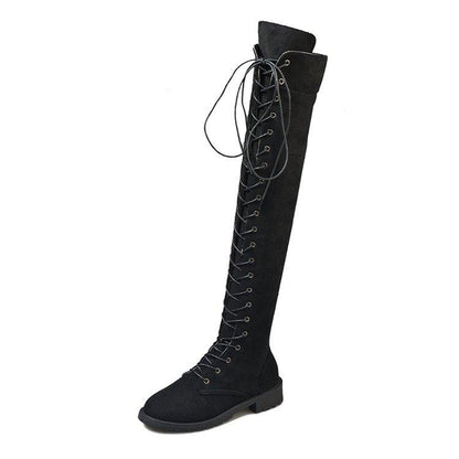 Low heel Over the knee Boots