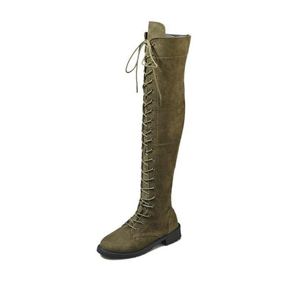 Low heel Over the knee Boots