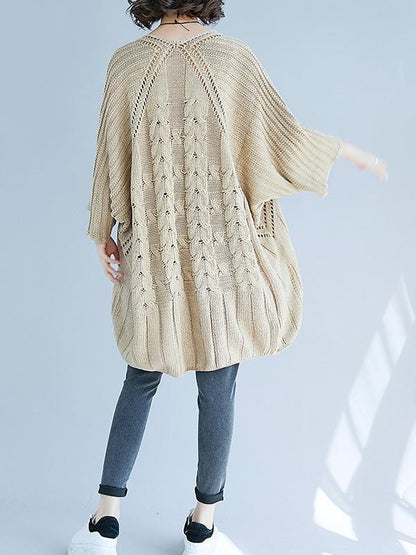 Casual Batwing Knitting Sweater