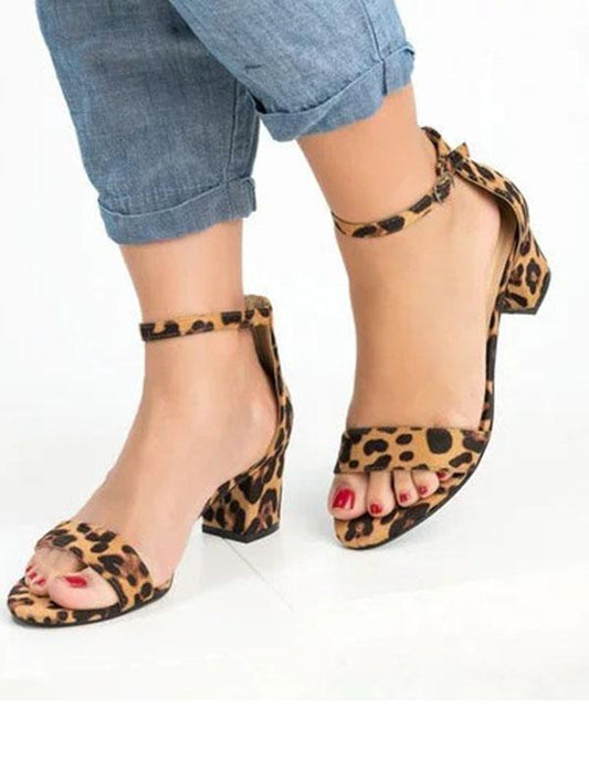 Pretty Chunky Mid-heels Shoes