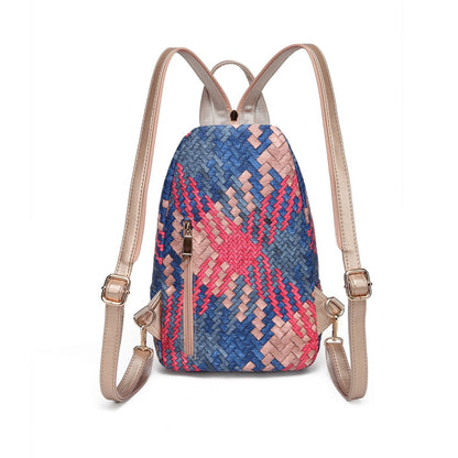 Fashion travel bag multi-function embroidery beauty romantic backpack
