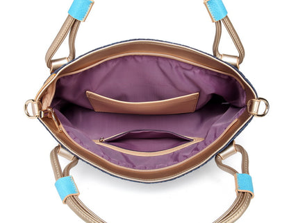 Retro hand-embroidered tide creative embroidery bag