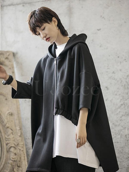 Original Cropped Anti-wrinkle Hoodie Outwear