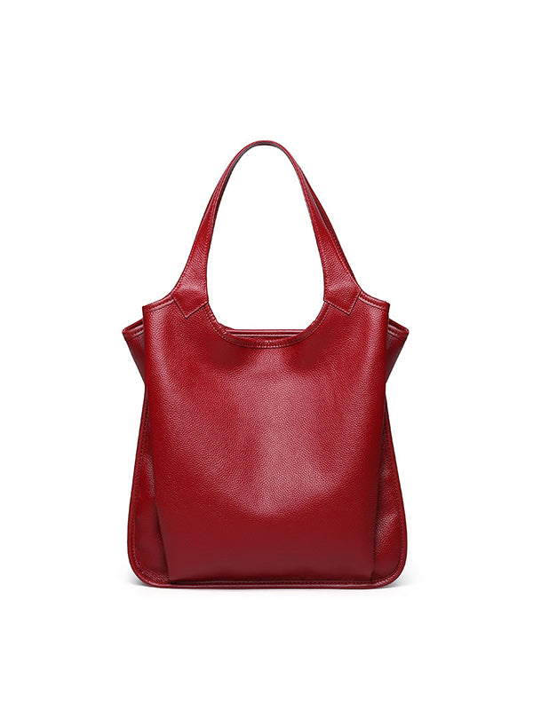Latest Style Genuine Leather Handbag Ladies Tote Bag