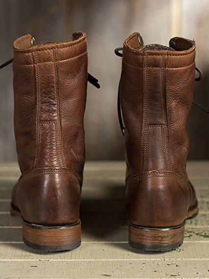 Fashion Ankle Martin Low-heel Boots Shoes