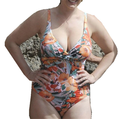 Big lady big size fat woman ONE-PIECE SWIMSUIT