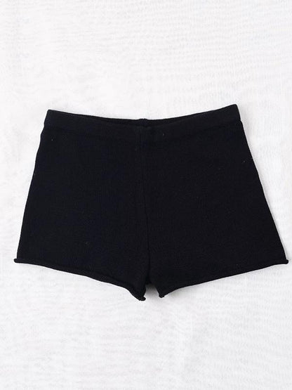 High Waist Knitted Hot Shorts