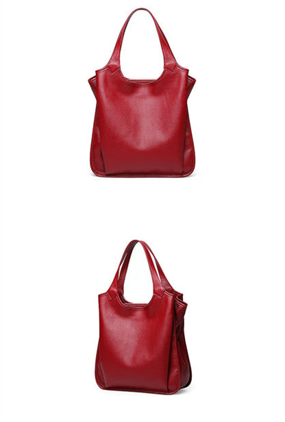 Latest Style Genuine Leather Handbag Ladies Tote Bag