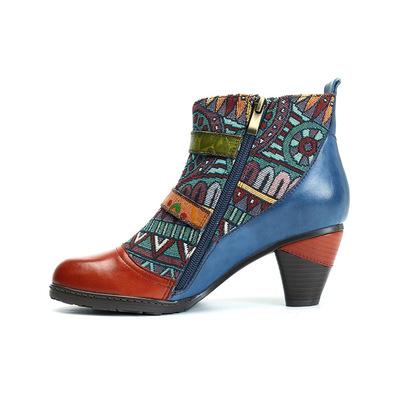 Palace retro style fashion handmade leather boots