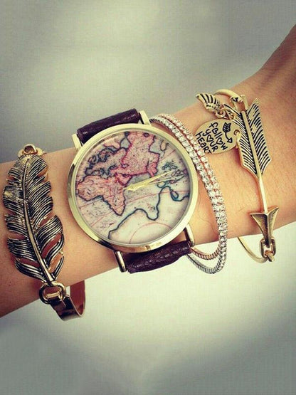 Fashion Vintage Multi Shape Aolly Bracelets