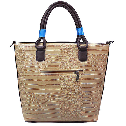 Vintage crocodile pattern fashion creative shoulder bag