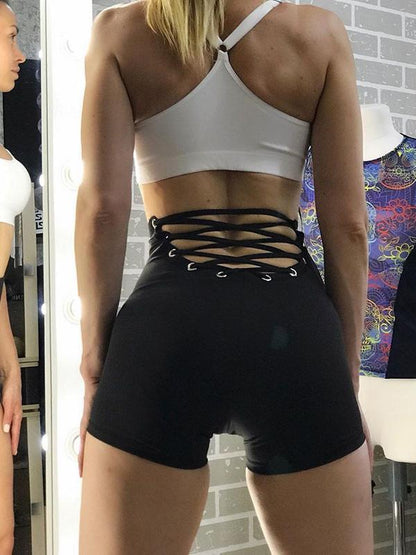 Lift Hip Intersect Bandage Sports Shorts