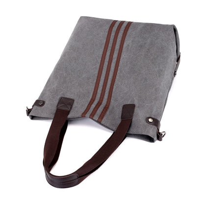 Fashion canvas women's bag autumn and winter 2018 new handbag versatile Korean version trendy solid color Single Shoulder Messenger Bag